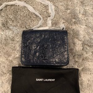 Brand new YSL Saint Laurent Niki Wallet on Chain